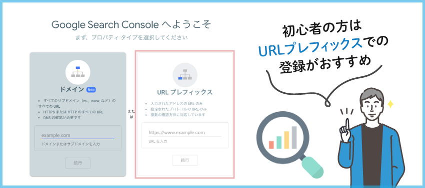 【手順1】「プロパティを追加」でサイトを登録