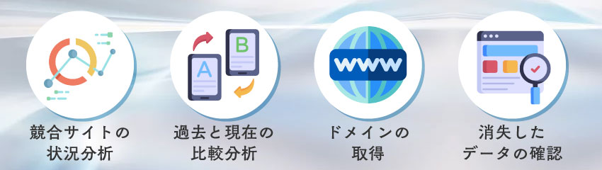 WayBack Machineの活用方法4つ