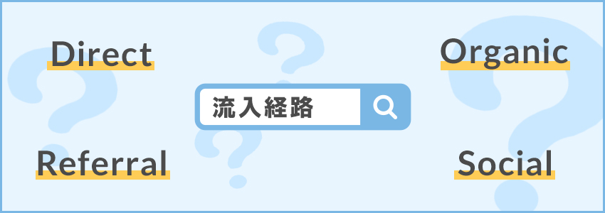 トラフィックの代表的な流入経路4つ