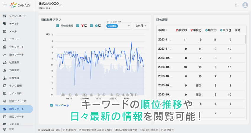 順位レポート